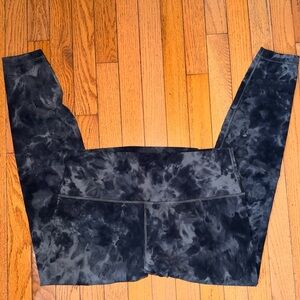 lululemon athletica Women’s Black Tie-Dye Bottoms